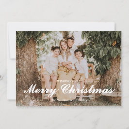 Glad Jul Merry And Bright Jul Julkort