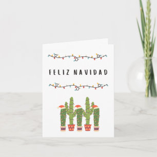 Glad jul mexikansk spansk jul kort