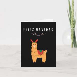 Glad jul mexikansk spansk jul kort