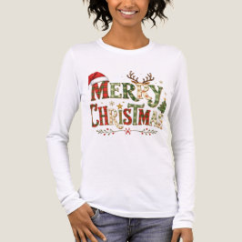 Glad jul minimal chic t shirt