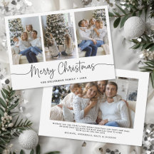 Glad jul minimalistiskt manus elegant foto
