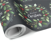 Glad jul Mistelkrans