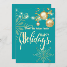 Glad jul modern grön jul