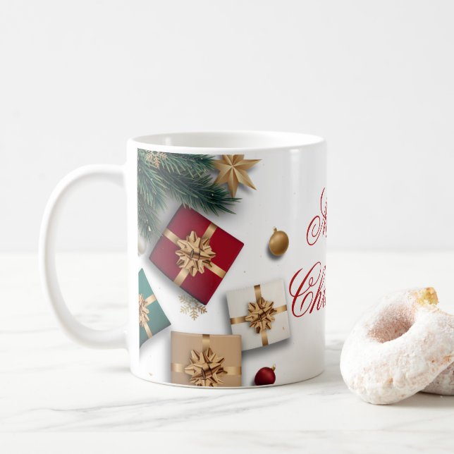 Glad jul-mugg kaffemugg (Med munk)