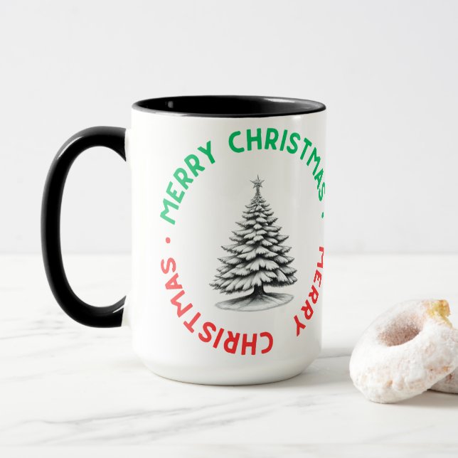Glad jul-mugg mugg (Med munk)