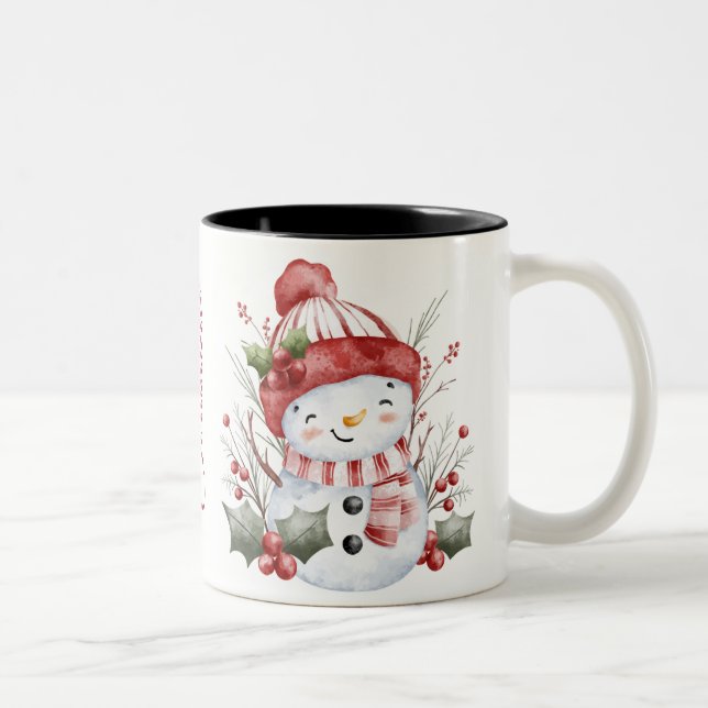 Glad jul-mugg Två-Tonad mugg (Höger)