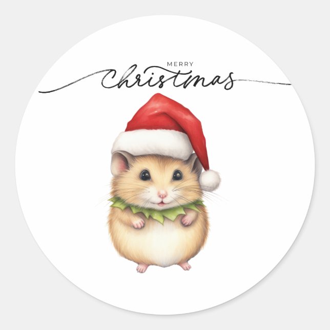 GLAD JUL MUS KLISTERMÄRKE (Framsida)