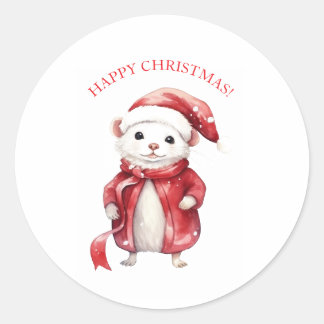 GLAD JUL MUS KLISTERMÄRKE