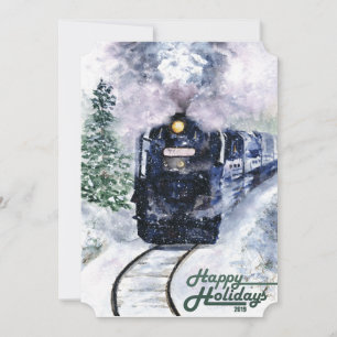 Glad jul Northern Express-kort Julkort