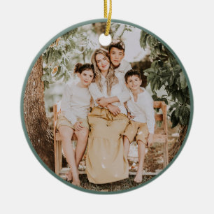 Glad Jul Och Ljus Christmas  Julgransprydnad Keramik