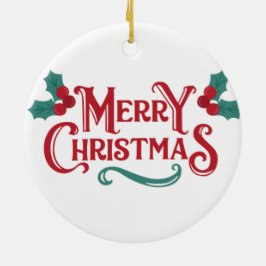 Glad Jul Ornament | Personlig Minnessaker