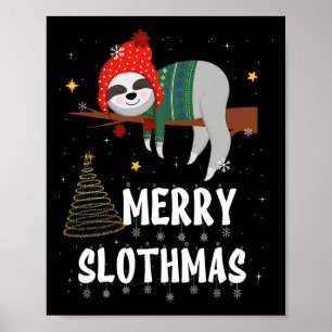 Glad Jul på Lathund Julpyjamas för Lathundälskare Poster