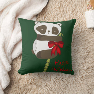 Glad jul Panda Kudde