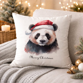 Glad Jul Panda, specialdesignad Kudde