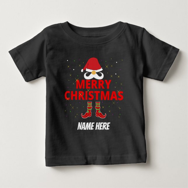GLAD JUL PERSONLIG T-Shirt (Framsida)