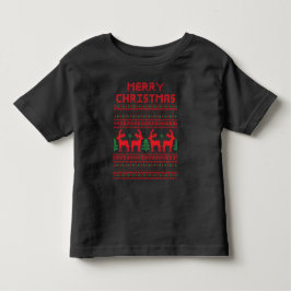 GLAD JUL PIXEL ART STIL T-Shirt