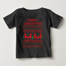 GLAD JUL PIXEL ART STIL T-Shirt