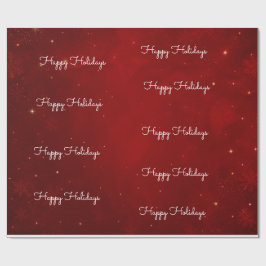 Glad jul Plaid Crimson jul Presentpapper
