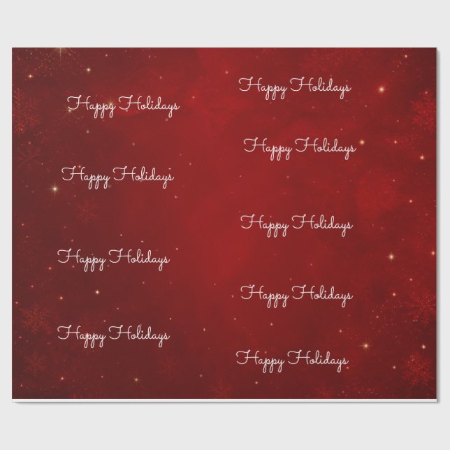 Glad jul Plaid Crimson jul  Presentpapper (Platt)