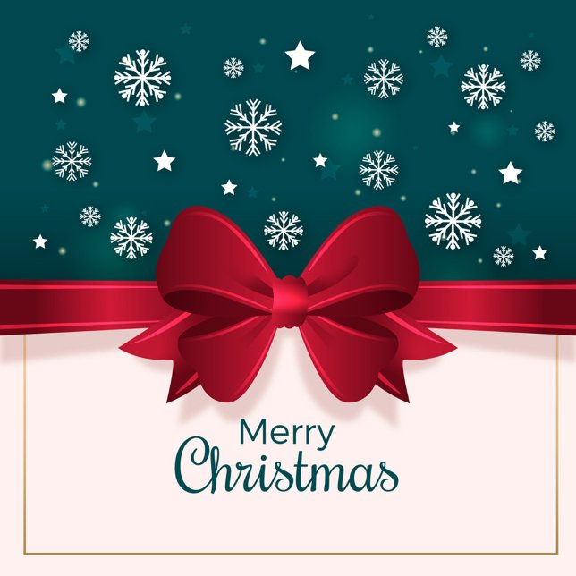 Glad jul presentkort presentetikett (A Merry Christmas Gift Tag!)