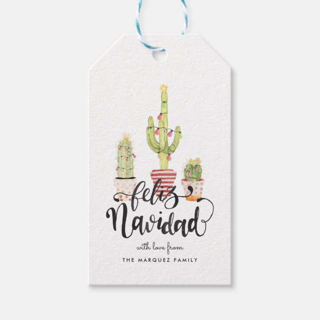 Glad jul | Presentkort Presentetikett (Framsidan)