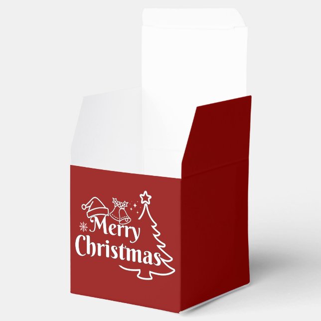 Glad jul presentlåda (Öppnad)