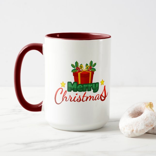 Glad jul presentlåda mugg (Med munk)