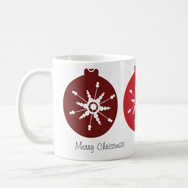 Glad jul Prydnad Mix Högtid Kaffemugg (Vänster)