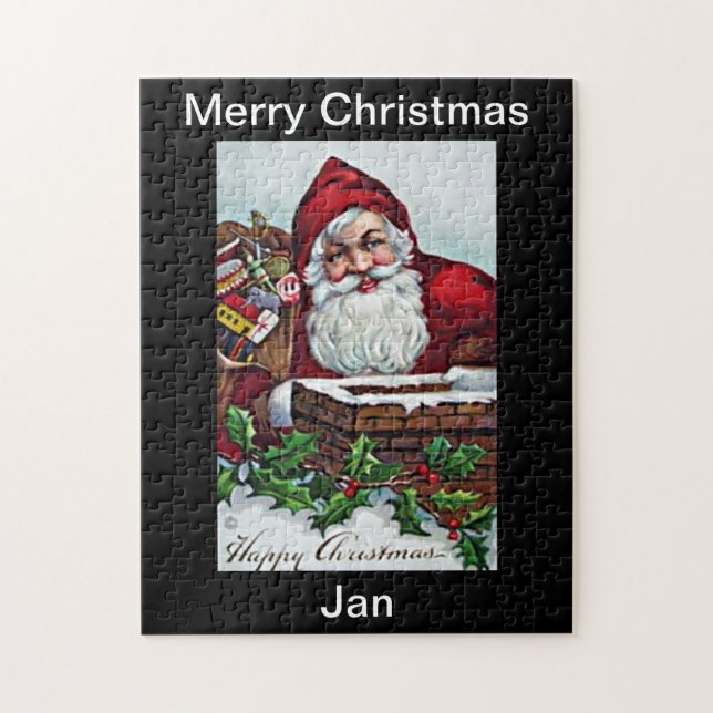 Glad jul Pusseldesign Pussel (Vertikal)