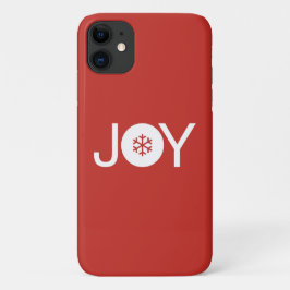 Glad jul Röd iPhone 11 Fodral