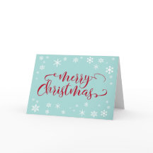 Glad jul röda typografi på Robins äggblå