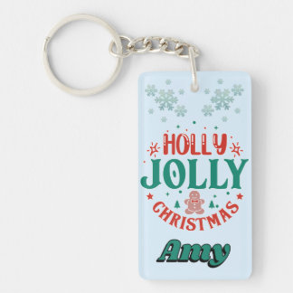 Glad Jul Rolig Gingerbread Man Retro