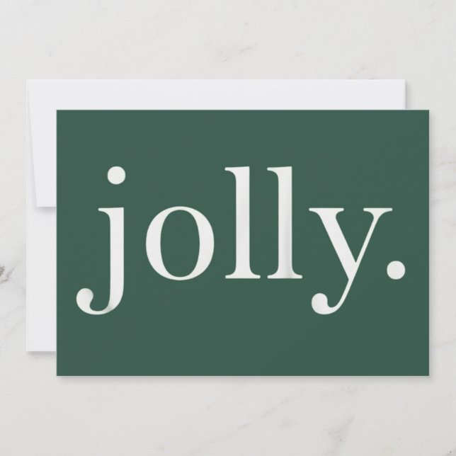 Glad Jul Rolig Jul Julsäsong Julkort (Framsida)