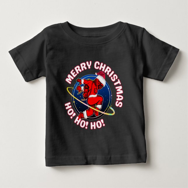 GLAD JUL ROLIG RYMDASTRONOM  T SHIRT (Framsida)