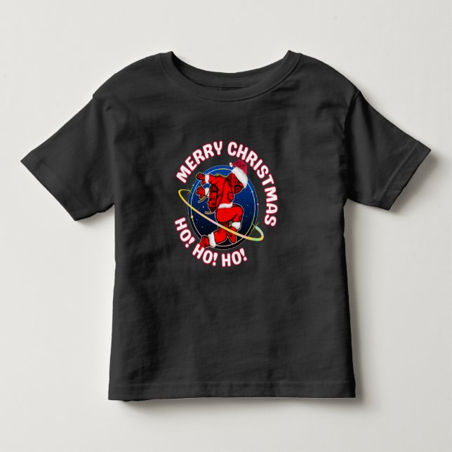 GLAD JUL ROLIG RYMDFARARE  T SHIRT (Framsida)