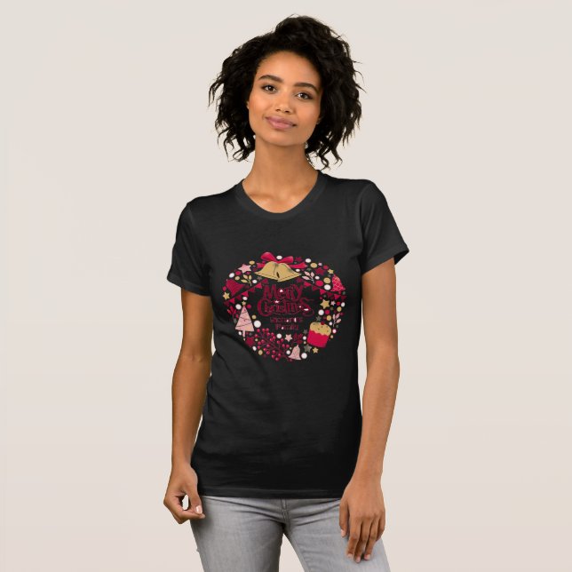 Glad Jul Rus T-Shirt (Hel framsida)