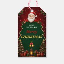 Glad jul Santa presentkort redigerbara