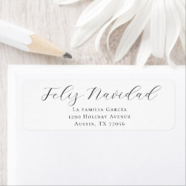 Glad jul Semester Mail Returadressetikett Returadress Etikett
