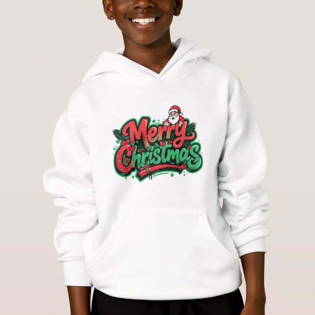 Glad jul Semesterdesign T Shirt (Framsida)