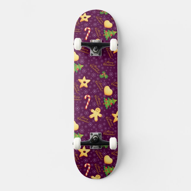 Glad jul Skateboard (Framsida)