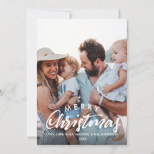 GLAD JUL Skissad Personlig Foto