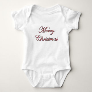 Glad jul skript i röd glitter t shirt