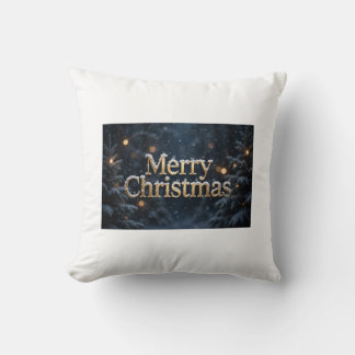 Glad jul Snö Kast Kudd Kudde