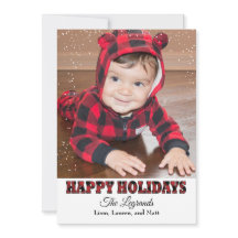 Glad jul Snow Card | Buffalo-ruta