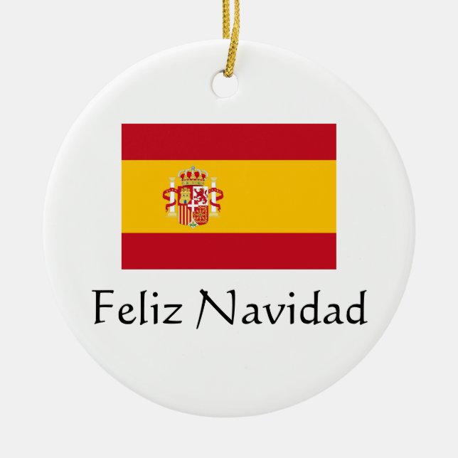 Glad jul spansk juldekoration (Framsidan)