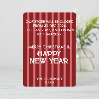 GLAD JUL STILREN MODERN PÅSKRIVEN AFFÄR JULKORT