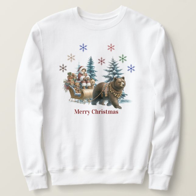 Glad jul sweatshirt (Design framsida)
