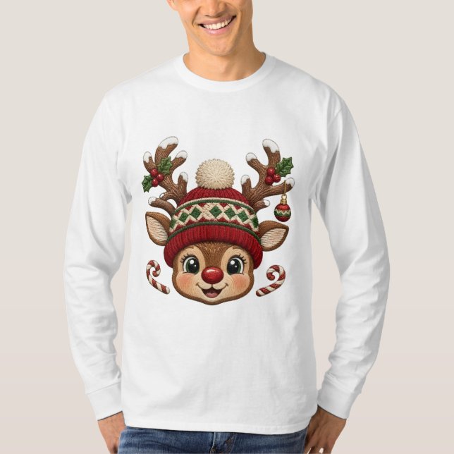 Glad Jul T-Shirt (Framsida)