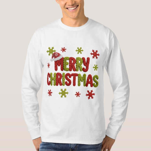 Glad Jul T-Shirt (Framsida)