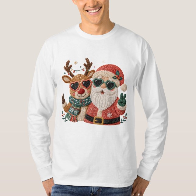 Glad jul T-Shirt (Framsida)